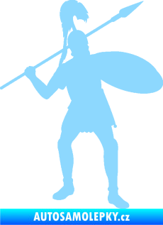 Samolepka Římský voják pravá světle modrá