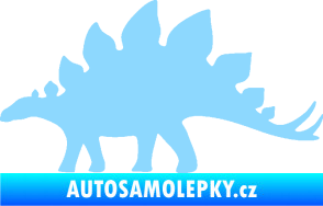 Samolepka Stegosaurus 001 levá světle modrá