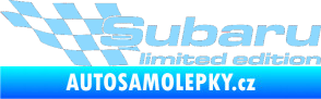 Samolepka Subaru limited edition levá světle modrá