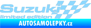 Samolepka Suzuki limited edition pravá světle modrá