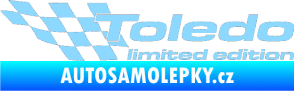 Samolepka Toledo limited edition levá světle modrá