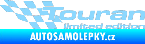 Samolepka Touran limited edition levá světle modrá