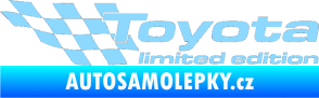 Samolepka Toyota limited edition levá světle modrá