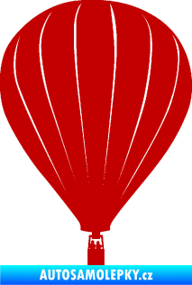 Samolepka Horkovzdušný balón 002 tmavě červená