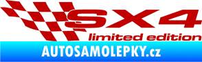 Samolepka SX4 limited edition levá tmavě červená