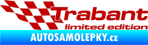 Samolepka Trabant limited edition levá tmavě červená