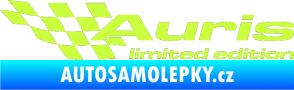 Samolepka Auris limited edition levá limetová