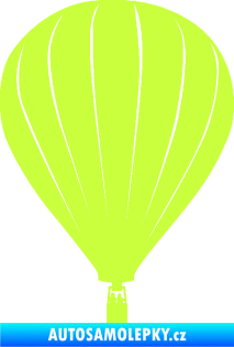 Samolepka Horkovzdušný balón 002 limetová