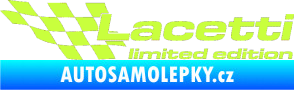 Samolepka Lacetti limited edition levá limetová