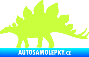 Samolepka Stegosaurus 001 levá limetová