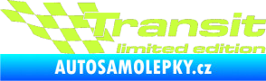 Samolepka Transit limited edition levá limetová