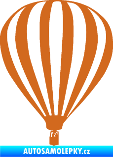 Samolepka Horkovzdušný balón 001  oříšková