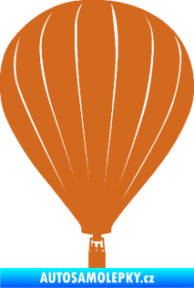 Samolepka Horkovzdušný balón 002 oříšková