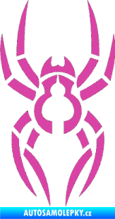 Samolepka Pavouk 006 růžová