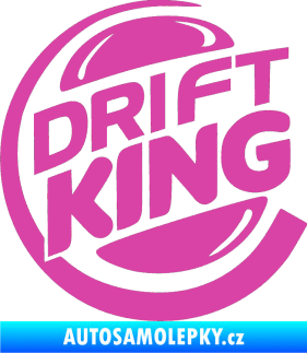Samolepka Drift king růžová