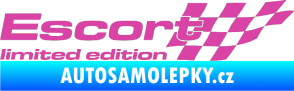 Samolepka Escort limited edition pravá růžová