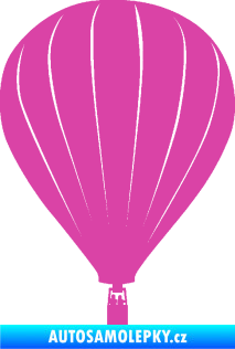 Samolepka Horkovzdušný balón 002 růžová