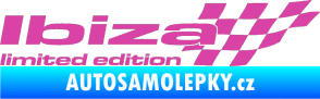 Samolepka Ibiza limited edition pravá růžová
