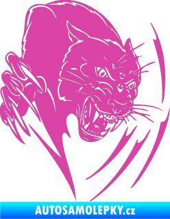 Samolepka Predators 111 pravá puma růžová