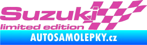 Samolepka Suzuki limited edition pravá růžová