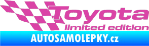 Samolepka Toyota limited edition levá růžová