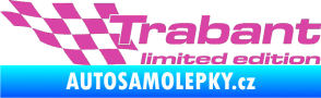 Samolepka Trabant limited edition levá růžová