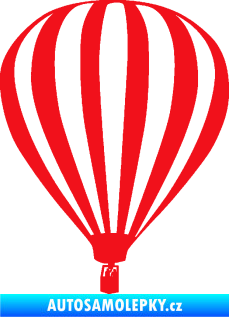 Samolepka Horkovzdušný balón 001  červená