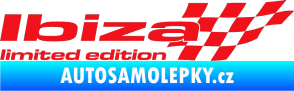 Samolepka Ibiza limited edition pravá červená