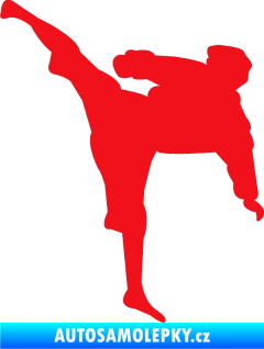 Samolepka Karate 009 levá červená
