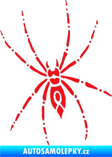 Samolepka Pavouk 011 levá červená