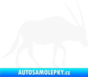 Samolepka Antilopa 001 pravá bílá