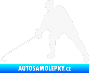 Samolepka Hokejista 002 levá bílá