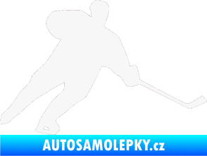 Samolepka Hokejista 014 pravá bílá