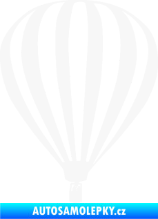 Samolepka Horkovzdušný balón 001  bílá