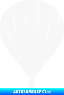 Samolepka Horkovzdušný balón 002 bílá