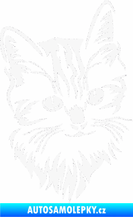 Samolepka Kočka 018 pravá bílá