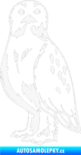 Samolepka Predators 061 levá sova bílá