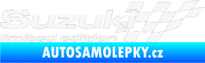 Samolepka Suzuki limited edition pravá bílá