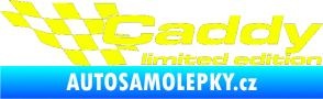 Samolepka Caddy limited edition levá Fluorescentní žlutá