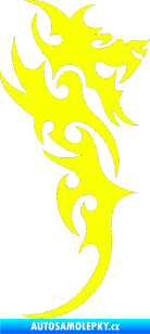 Samolepka Dragon 009 pravá Fluorescentní žlutá