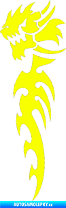 Samolepka Dragon 011 levá Fluorescentní žlutá