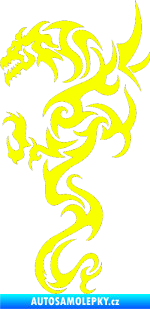 Samolepka Dragon 019 levá Fluorescentní žlutá