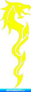 Samolepka Dragon 027 pravá Fluorescentní žlutá