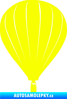 Samolepka Horkovzdušný balón 002 Fluorescentní žlutá