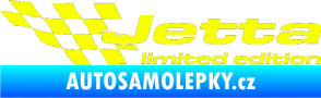 Samolepka Jetta limited edition levá Fluorescentní žlutá