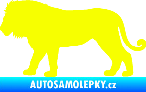 Samolepka Lev 001 levá Fluorescentní žlutá