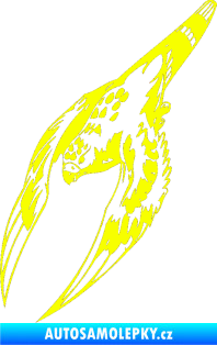 Samolepka Predators 063 levá Fluorescentní žlutá