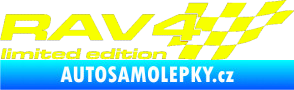 Samolepka RAV4 limited edition pravá Fluorescentní žlutá