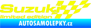 Samolepka Suzuki limited edition pravá Fluorescentní žlutá