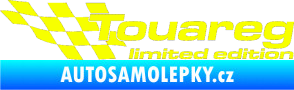Samolepka Touareg limited edition levá Fluorescentní žlutá